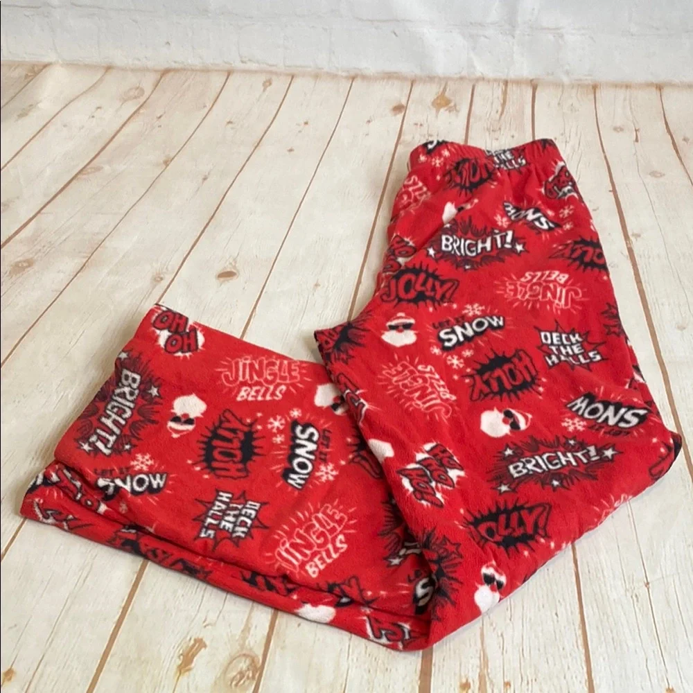 2-Piece Set Jammies for Your Families Super Santa SquadHoliday Kids Pajamas